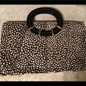 Kate Spade animal print/fur handbag